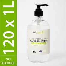Load image into Gallery viewer, 120 x 1L Biogenic Hand Sanitiser ($12 each)