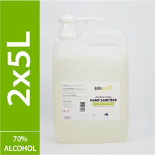 Load image into Gallery viewer, 2 x 5L Biogenic Hand Sanitiser ($11 per litre)
