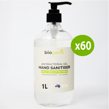 Load image into Gallery viewer, 60 x 1L Biogenic Hand Sanitiser ($13 each)