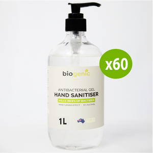 60 x 1L Biogenic Hand Sanitiser ($13 each)
