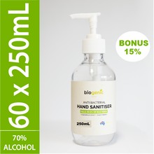 Load image into Gallery viewer, 60 x 250mL Biogenic Hand Sanitiser ($5 each)