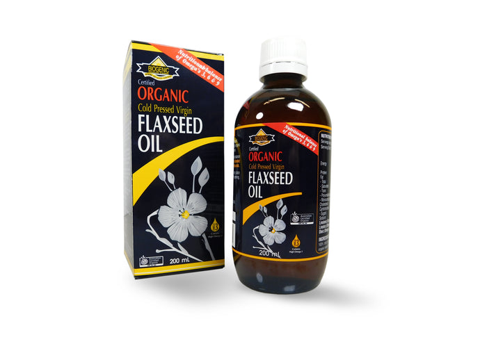 Biogenic Organic Flaxseed Oil - 200mL